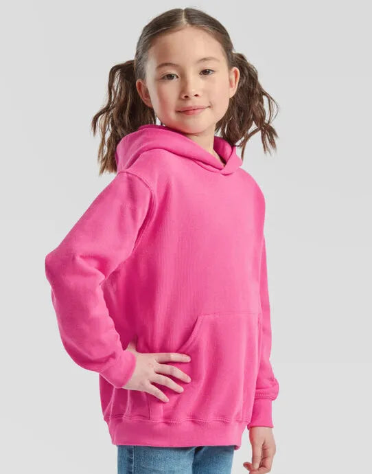 Kids Classic Hooded Sweat 62043 - Fuchsia - Customisable Sweatshirts