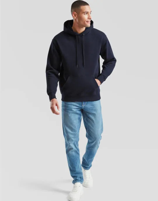 Mens Premium Hooded Sweat 62152 - Deep Navy - Customisable Sweatshirts