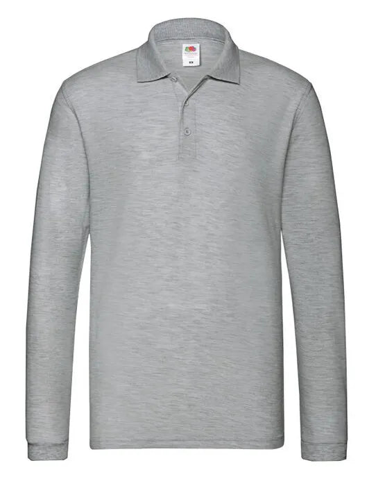 Mens Premium Long Sleeve Polo 63310 - - Customisable Polos