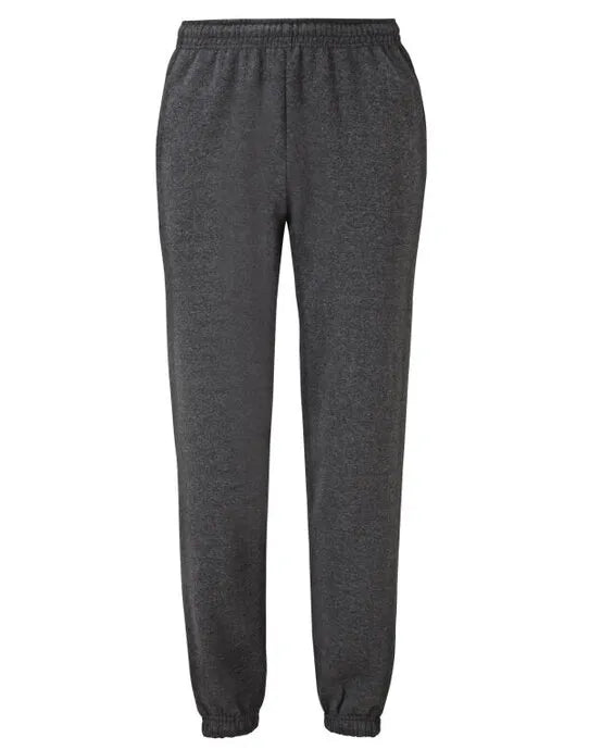 Mens Classic Elastic Cuff Jog Pants 64026 - Dark Heather - Customisable Joggers
