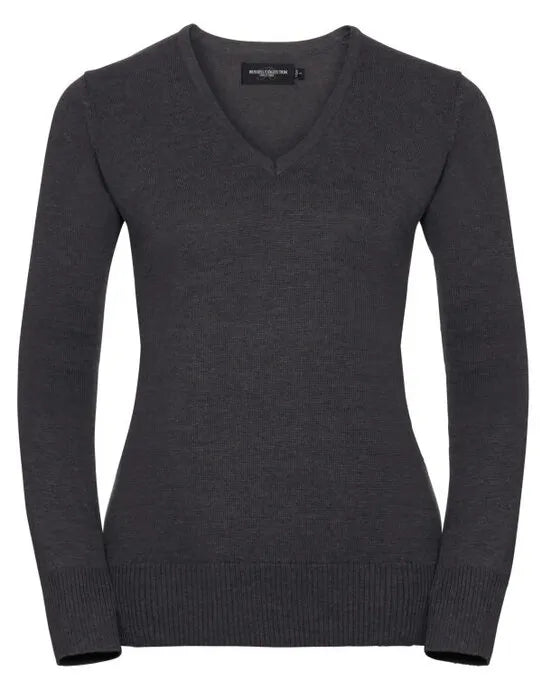 Russell Collection Ladies VNeck Pullover 710f - - Customisable Corporate Wear