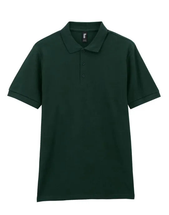 Gildan Premium Cotton Adult Pique Polo - 85800 - Forest Green XL - Customisable Polos