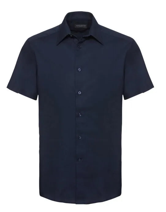 Russell Collection Mens SS Tailor Oxford 923M - - Customisable Shirts