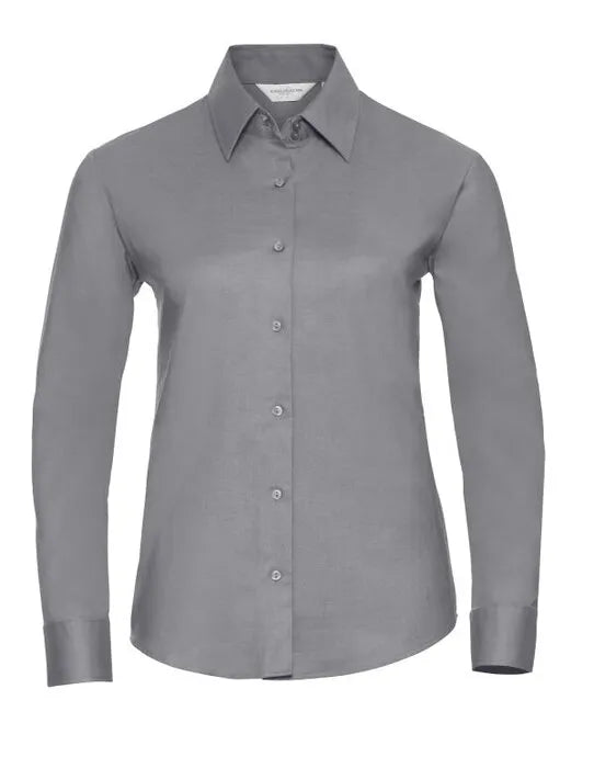 Russell Collection Lady LS Tailor Oxford 932F - - Customisable Shirts