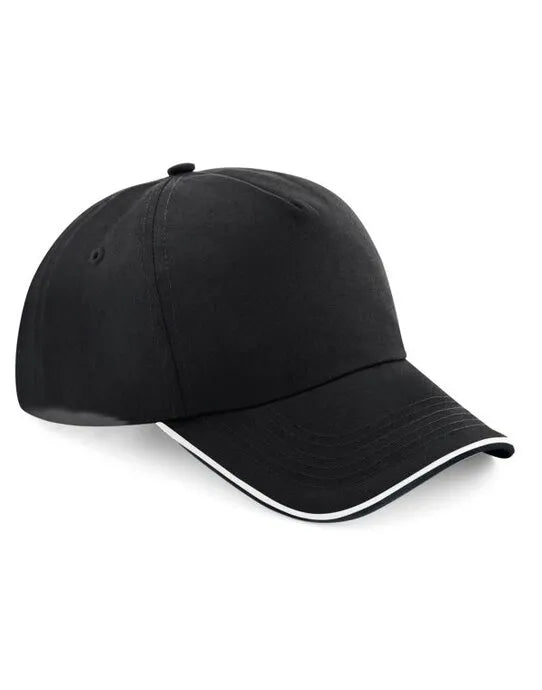 Beechfield Authentic 5 Panel Piped Peak B25C - - Customisable Caps