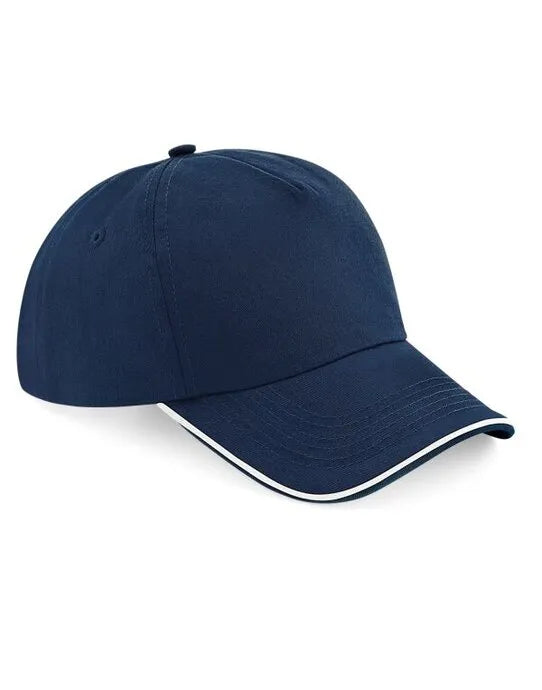 Beechfield Authentic 5 Panel Piped Peak B25C - - Customisable Caps