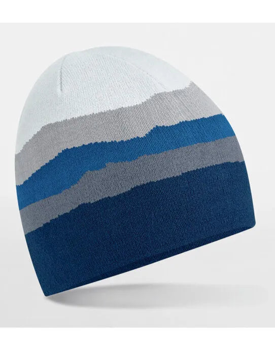 Beechfield Mountain Peaks Pull On Beanie B394R - - Customisable Beanies