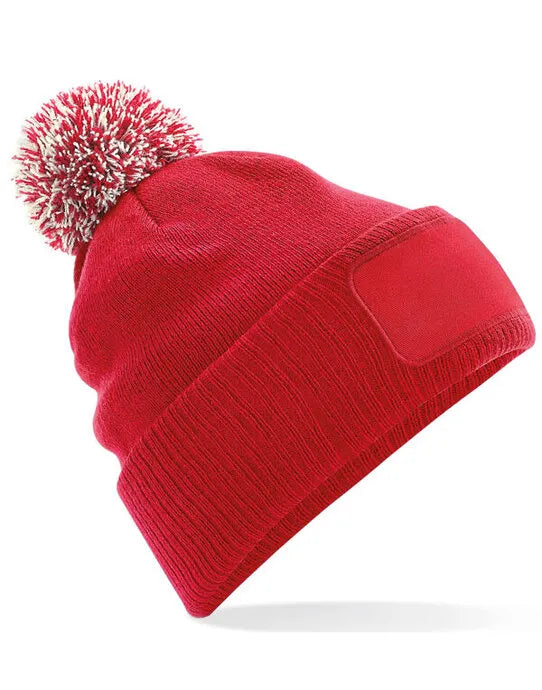 Beechfield Snowstar® Patch Beanie – B443 - - Customisable Beanies