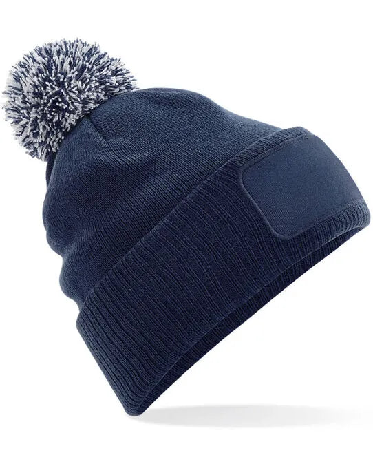 Beechfield Snowstar® Patch Beanie – B443 - - Customisable Beanies