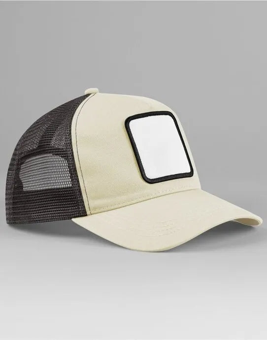 Beechfield Appliqué Patch 5 Panel Truck B636 - Stone Shadow Grey O S - Customisable Hats