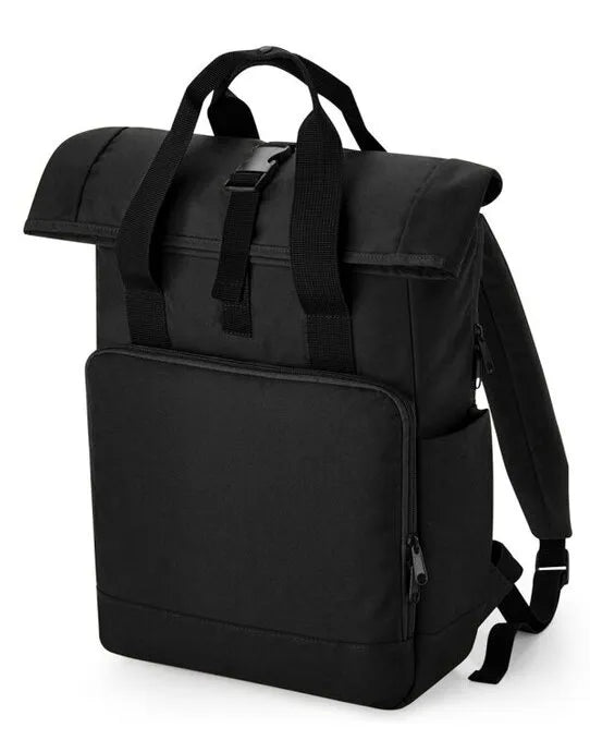 Bagbase Recycled Roll Top Backpack BG118L - - Customisable Bags