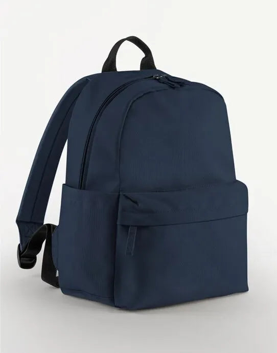 Bagbase Premium Recycled Mini Backpack BG185S - Navy O S - Customisable Bags