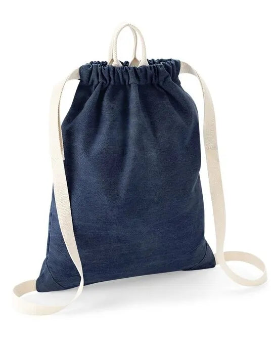 Bagbase Denim Gymsac bg642 - - Customisable Bags