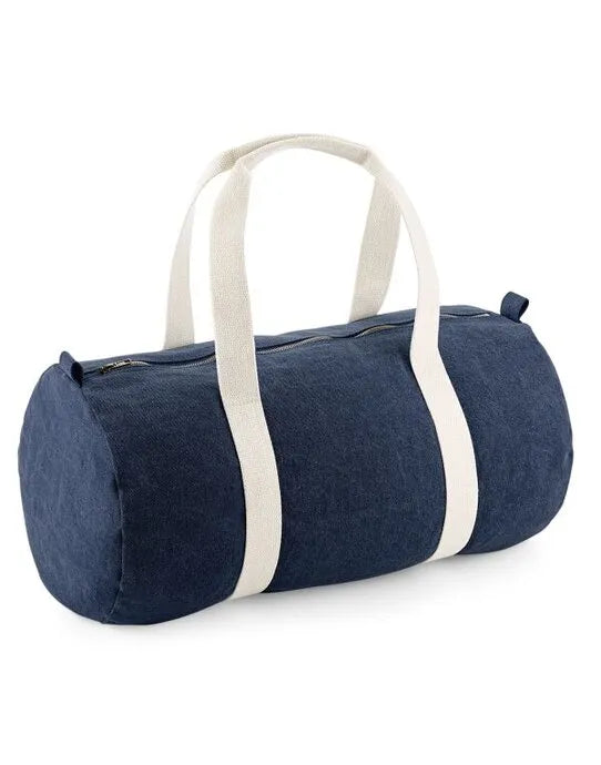 Bagbase Denim Barrel Bag bg646 - - Customisable Bags