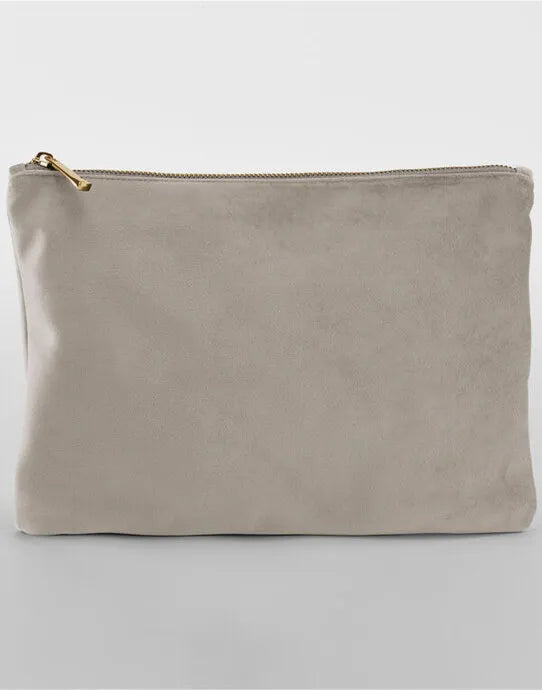 Bagbase Velvet Accessory Pouch bg715 - - Customisable Bags