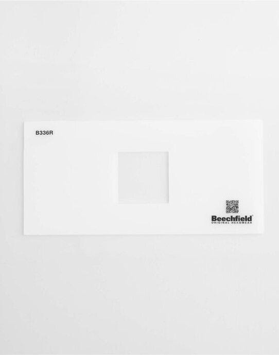 Beechfield 336 Patch Silicone Template - BT106 - Clear O S - Customisable Embroidery Accessories