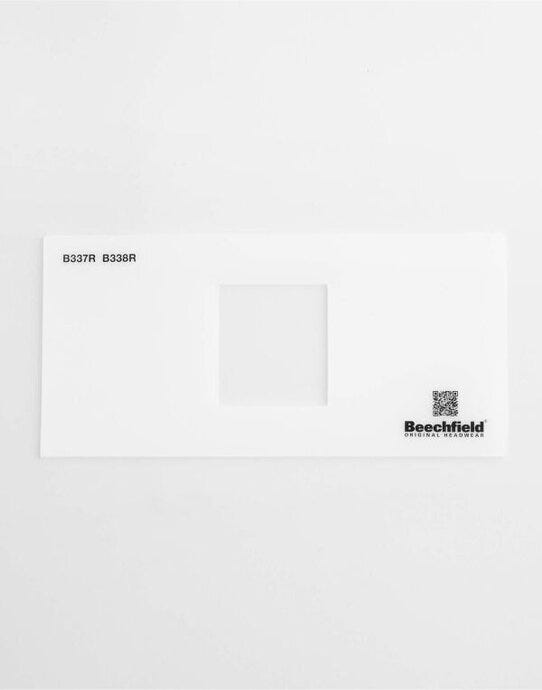 Beechfield Applique Patch Silicone Temp - BT107 - Clear O S - Customisable Embroidery Accessories