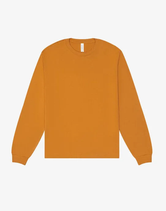 Bella + Canvas Unisex Heavy Boxy LS Tee CA3511 - Toast - Customisable