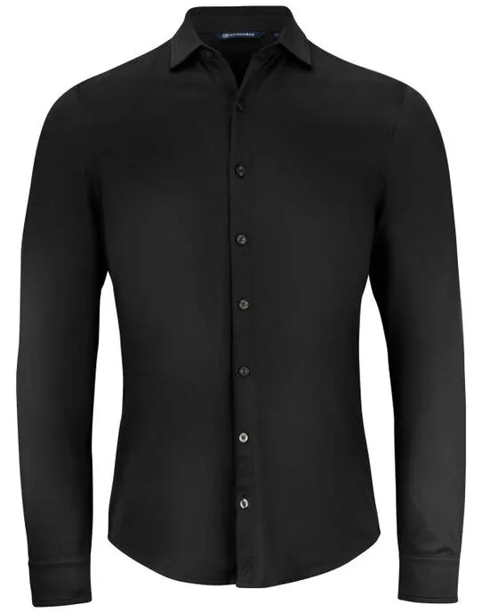 Cutter & Buck - Advantage Shirt Men - Black - Customisable Shirts & Blouses