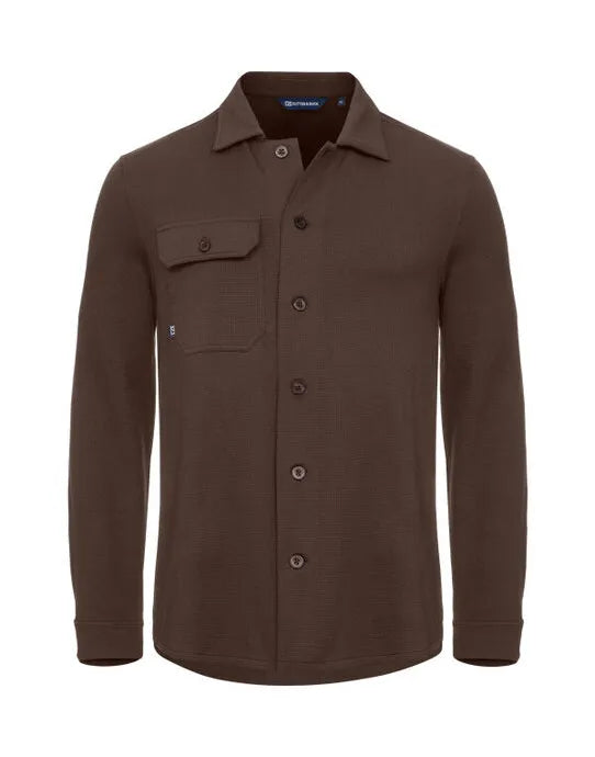Cutter & Buck - Advantage Leisure Shirt Men - Dark Mocca - Customisable Shirt