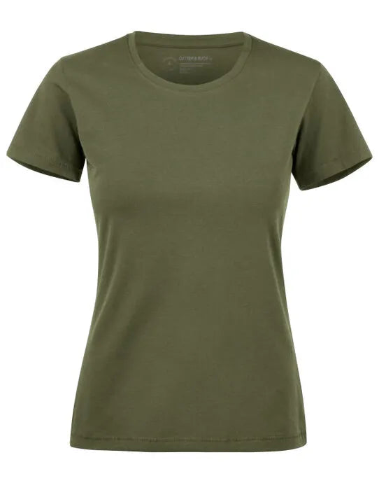 Cutter & Buck - Manzanita Roundneck Women - Ivy Green - Customisable T-Shirt