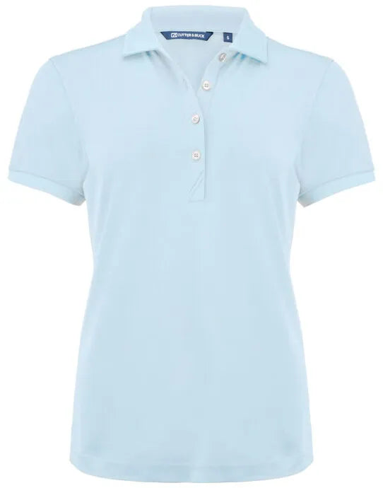 Cutter & Buck - Virtue Polo Solid Women - Heaven Blue - Customisable Polo Shirts