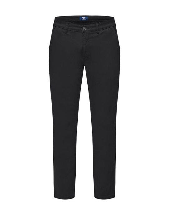 Cutter & Buck C&B Edgemont Chinos - CB356420 - Black - Customisable MENS TROUSERS AND JOGPANTS