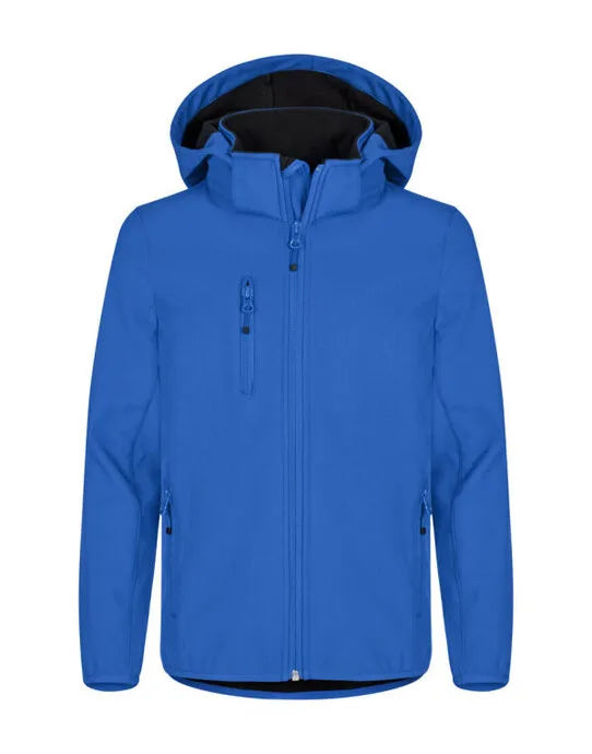 Clique Classic Softshell Jacket Junior Cq0200909 - Royal Blue 9-11 - Customisable OUTERWEAR