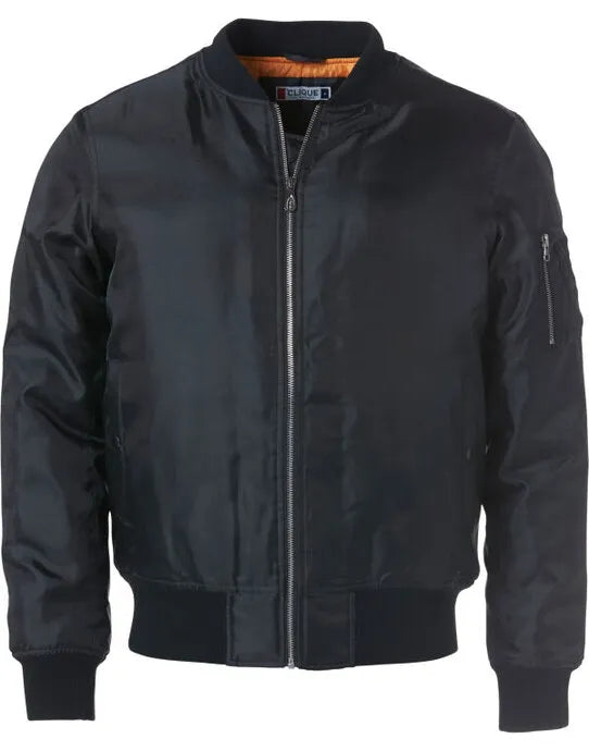 Clique Bomber Cq020955 - Black 3XL - Customisable OUTERWEAR