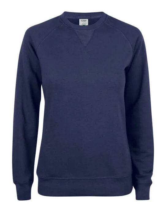 Clique Ladies Premium Occ Roundneck Cq021001 - Dark Navy L - Customisable SWEATSHIRTS AND HOODIES
