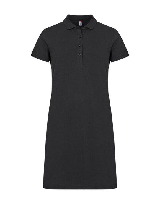 Clique Marietta Cq028277 - Black XS - Customisable POLO SHIRTS
