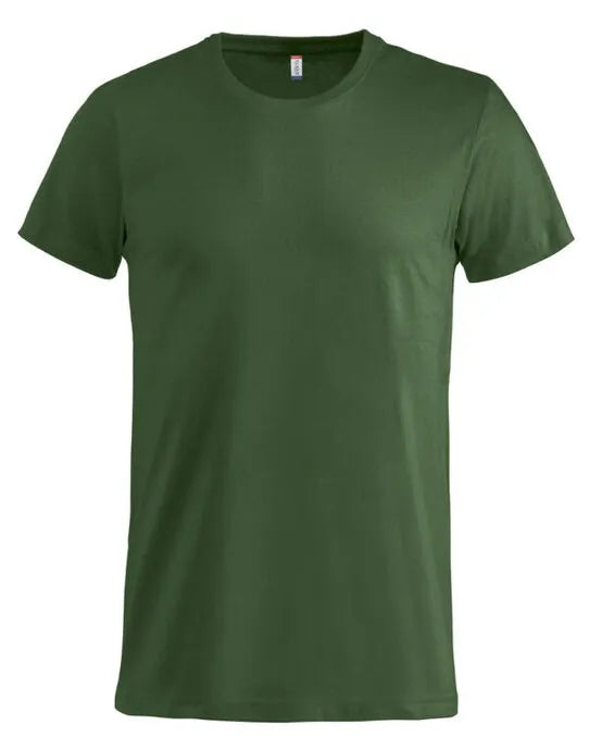 Clique - Basic T-Shirt cq029030 - Bottle Green - Customisable T-Shirt