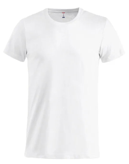 Clique - Basic T-Shirt cq029030 - White - Customisable T-Shirt