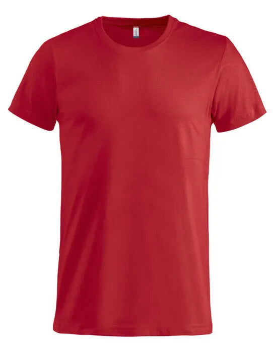 Clique - Basic T-Shirt cq029030 - Red - Customisable T-Shirt