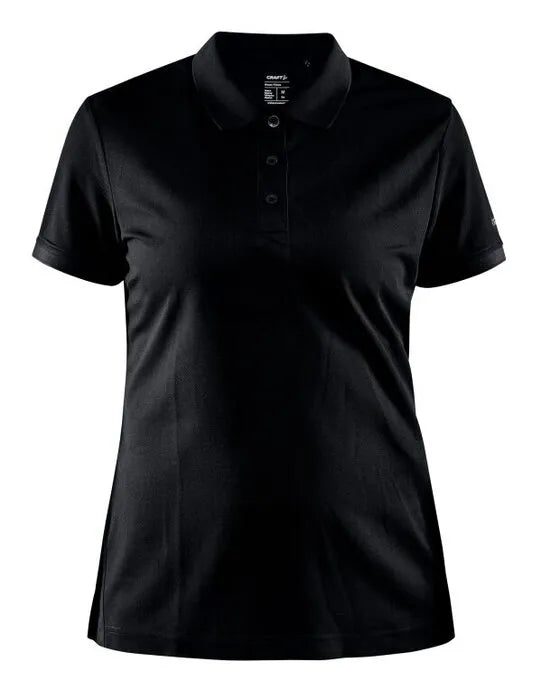 Craft Ladies Core Unify Polo Shirt CR1909139 - Black - Customisable Polos