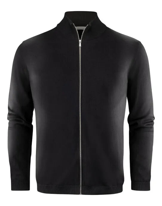 James Harvest Ashland Knitted Cardigan har2112514 - Black 3XL - Customisable Knitwear