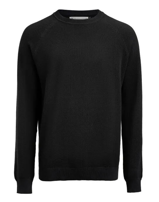 James Harvest Ashland Casual Knit Sweat HAR2112516 - Black - Customisable Sweatshirts