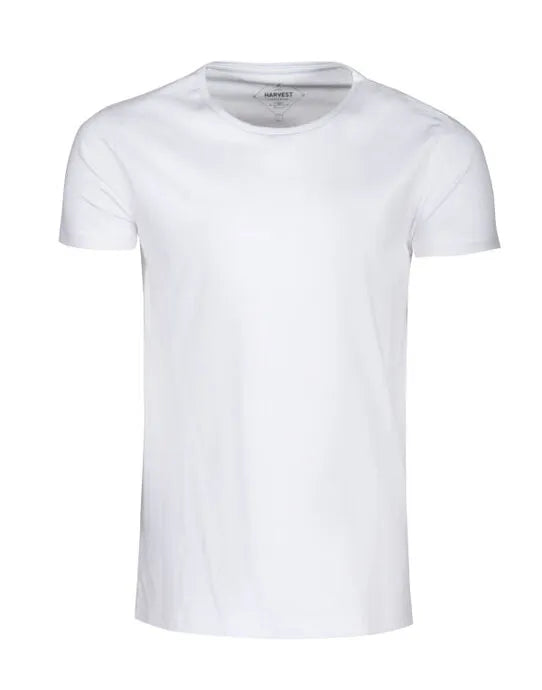 James Harvest Twoville Crew Neck T Shirt HAR2114005 - White - Customisable T-Shirt