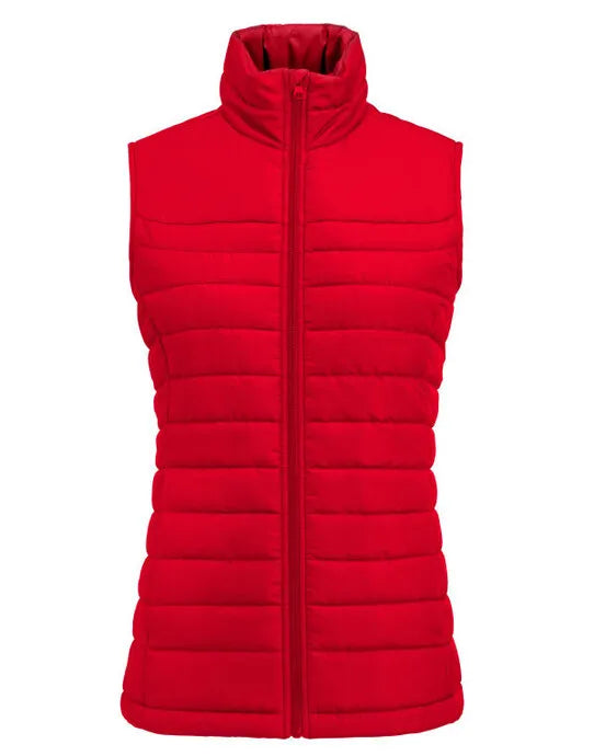 James Harvest Ladies Arches Vest HAR2121051 - Red - Customisable Hoodies