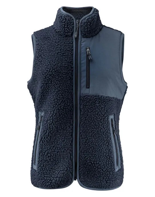 James Harvest Kingsley Vest Ladies har2121505 - Navy - Customisable Outerwear