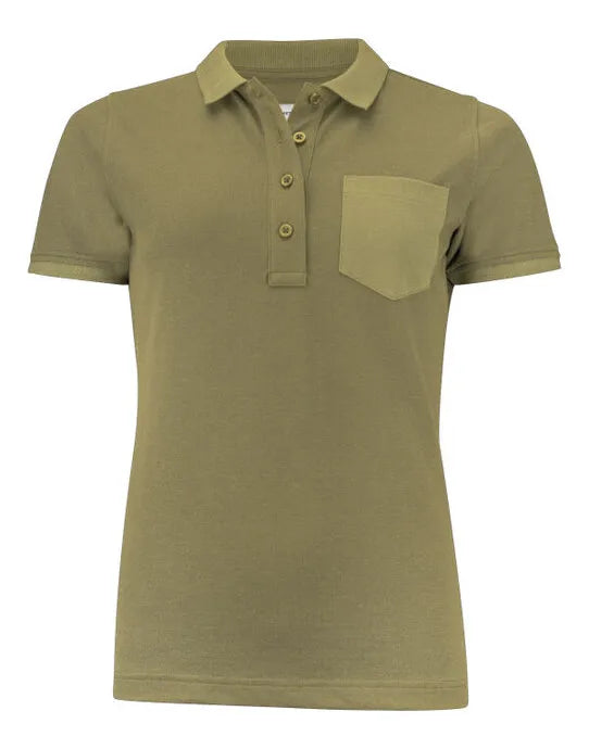 James Harvest Pinedale Ladies Pique Polo HAR2125039 - Moss Green - Customisable Polos