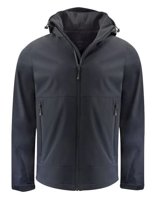 James Harvest Lodgetown Softshell Jacket HAR2131042 - Black - Customisable Softshell Jacket