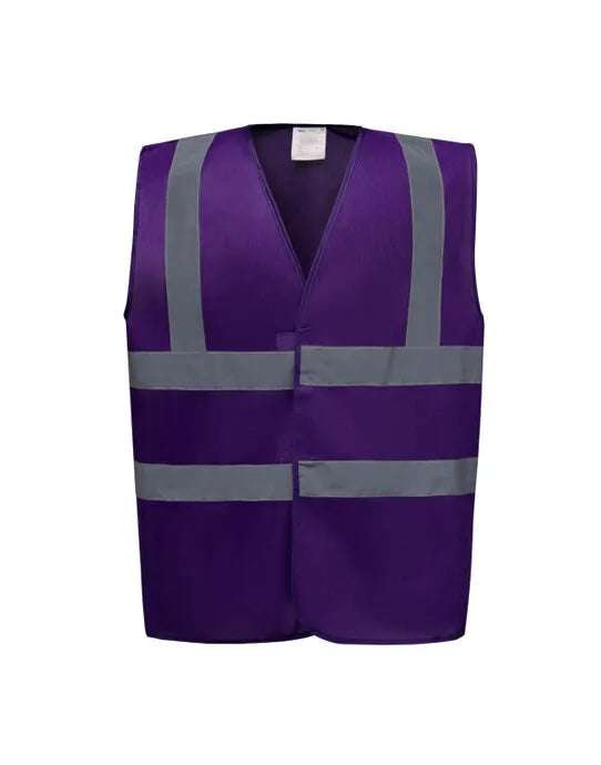 Yoko Enhanced Vis Waistcoat hvw100ev - - Customisable Hi-Vis Vest