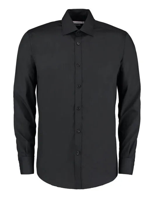 Kustom Kit Mens LS Slim Business Shirt KK192 - - Customisable Corporate Wear