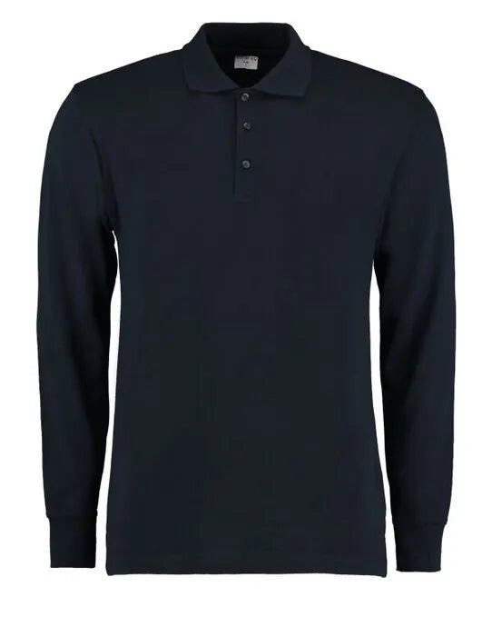 Kustom Kit Mens Pique L/S Polo Shirt KK430 - - Customisable Polos