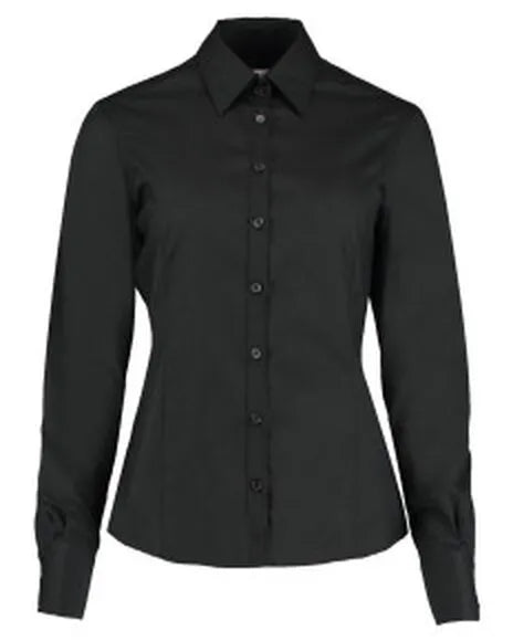 Kustom Kit Lady Tailor LS Business Shirt kk743f - - Customisable Shirts