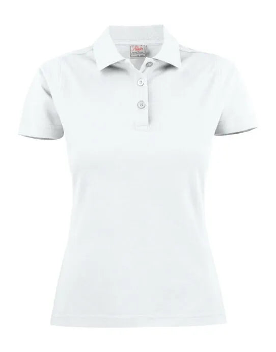 Printer Ladies Pique Surf Polo PE2265009 - White - Customisable Polos