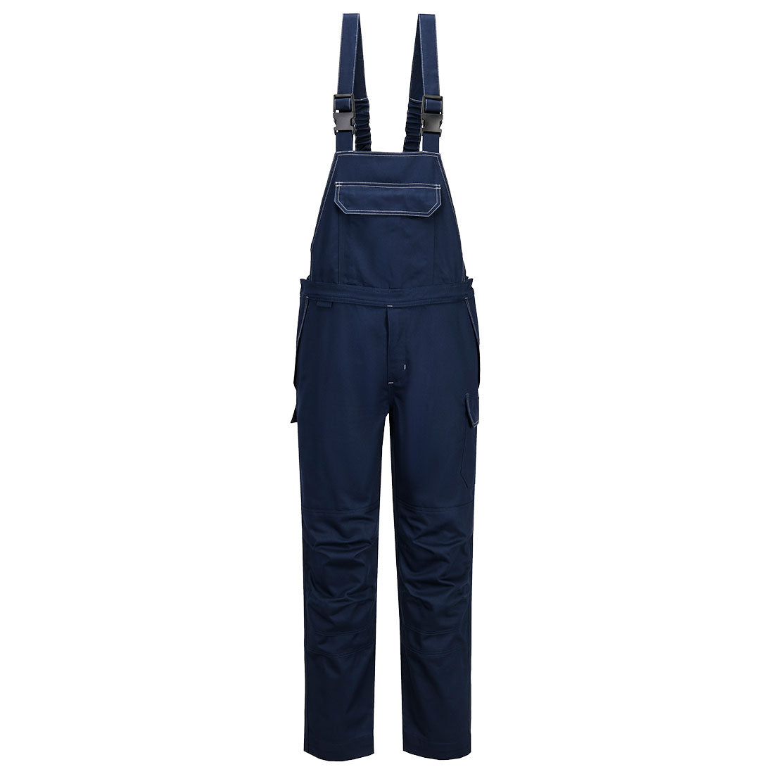 Bizflame Work FR Bib and Brace - FR449 - Navy - Customisable Bib & Brace