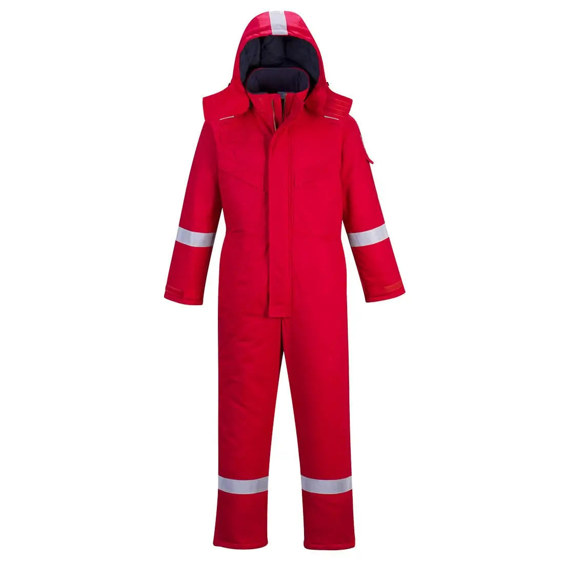 Bizflame Work Fr Insulated Coverall Fr53 - Red - Customisable Coveralls