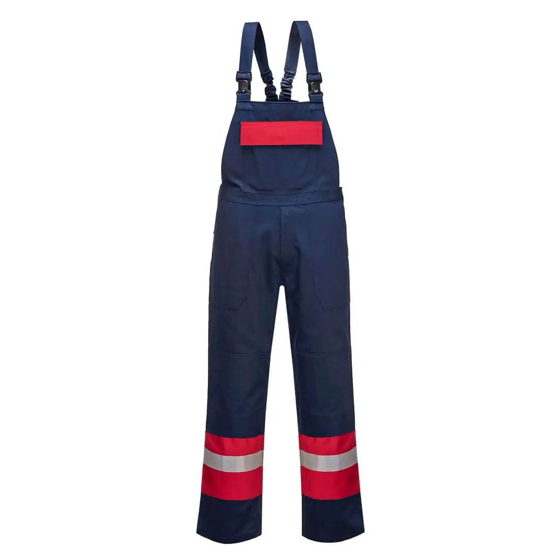 Bizflame Work Two Tone Fr Bib And Brace Fr57 - Navy - Customisable Bib & Braces